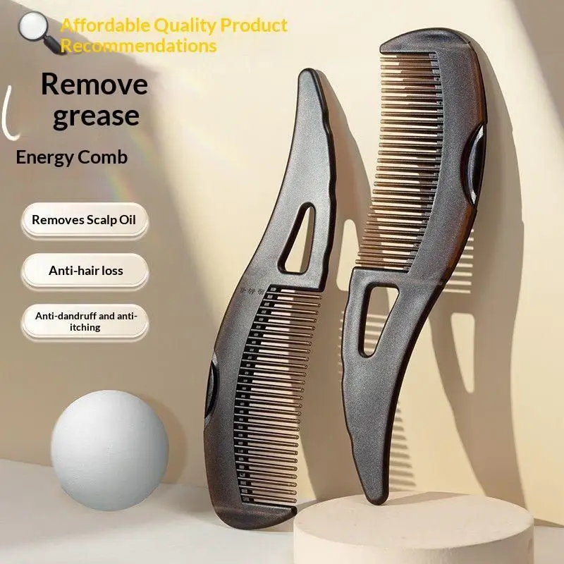 【H】Scalp Massager Comb Anti‑Dandruff Oil Control Scalp Massage Brush Hair Scalp Cleaning Tool For Head Care