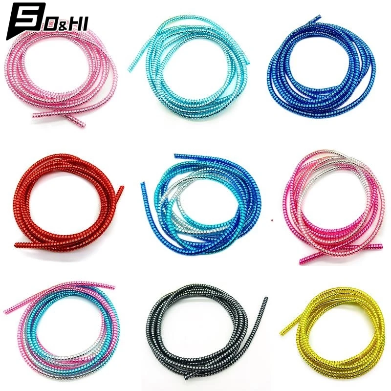 Hot 1.5M Cable Winder Organizer For iPhone For Android USB Charging Data Line Cable Protector Wire Cord Protection Wrap 2023