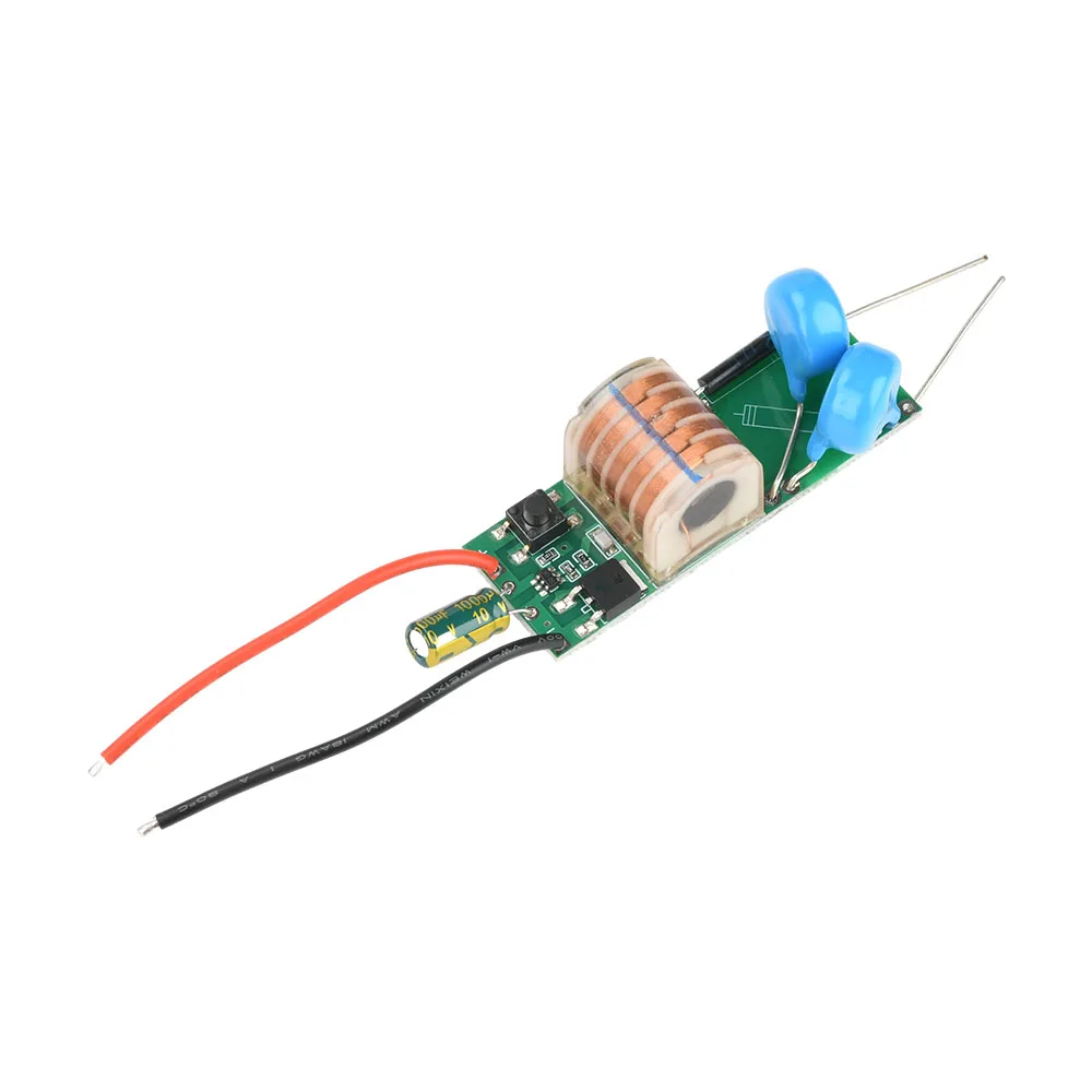 DC 3.3V-5V ~ DC 15-30KV 아크 점화기 고전압 모듈 무부하 고전력 고전압 부스터 모듈 고전압 코일