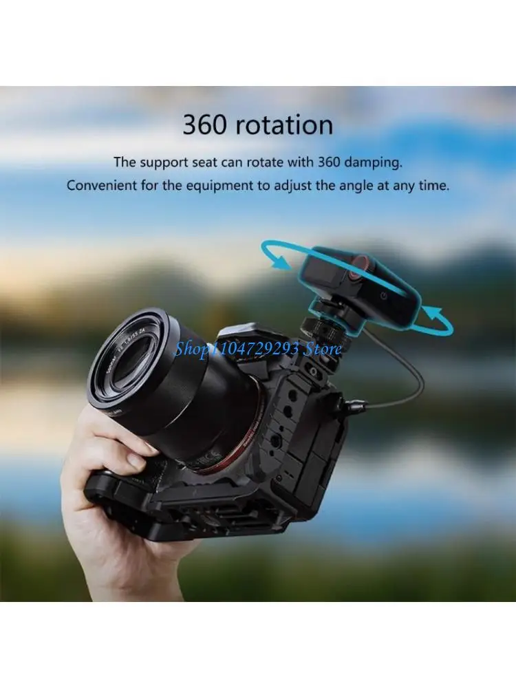 

Y2GD 360 Degree Rotatable Microphone Holder Enhances Auditory Recording and for Sound Receiving Equipment