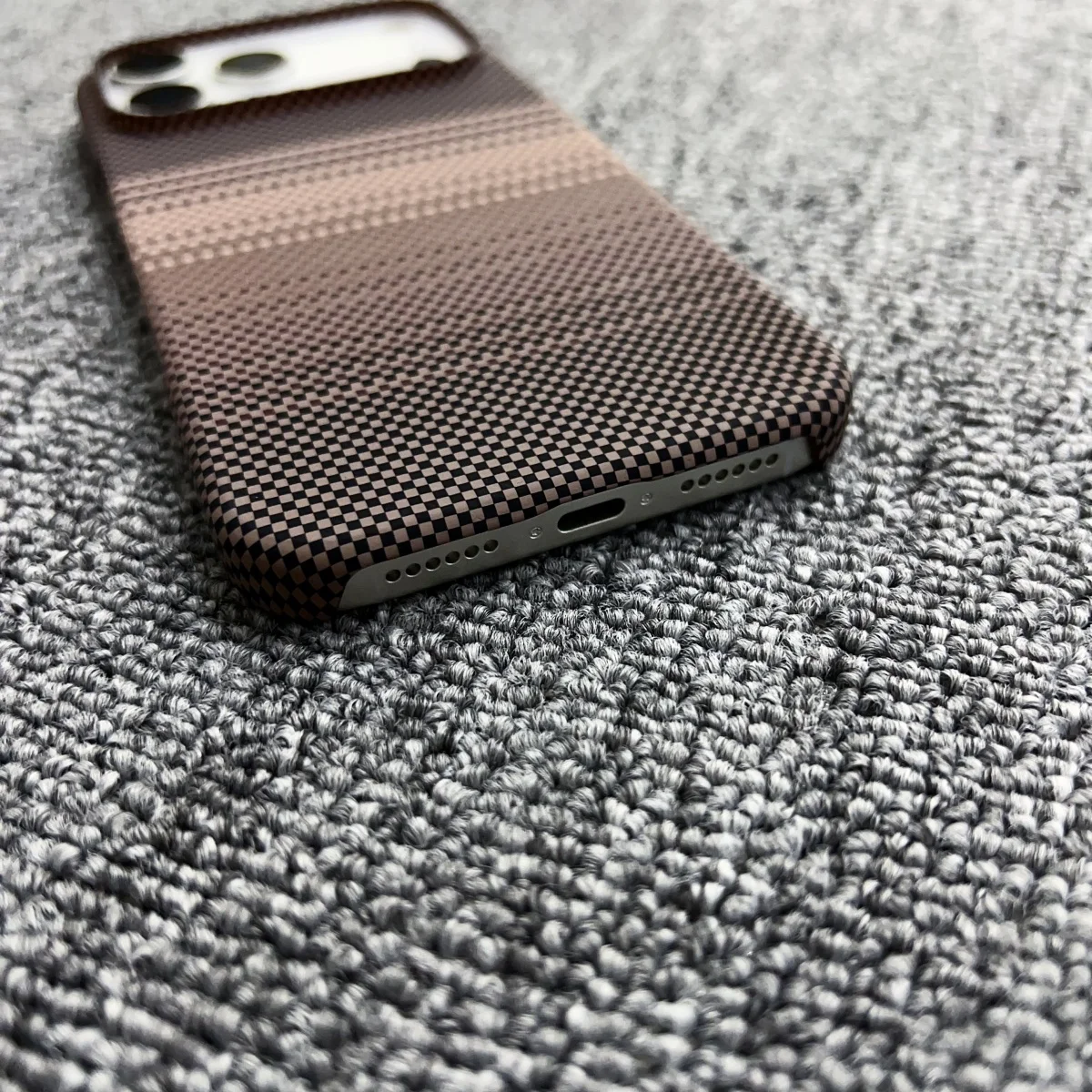 Slim Frameless Carbon Fibre Sunset PC For Magsafe Magnetic Case For iPhone 18 17 Air 16 Plus 15 14 13 Pro Max Shockproof Cover