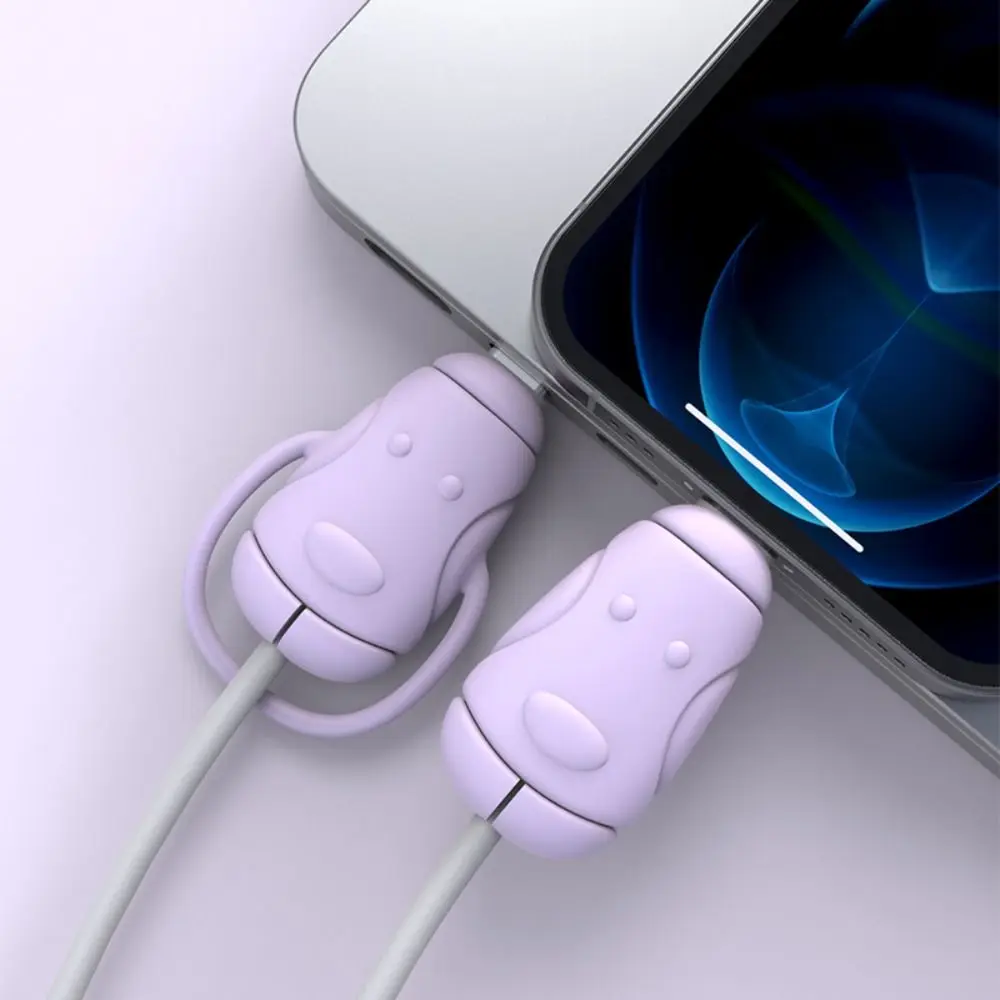 Charger Line Cable Protector Cord Saver Silicone Charger Cable Protective Cover Accessories for Samsung/Huawei/Xiaomi