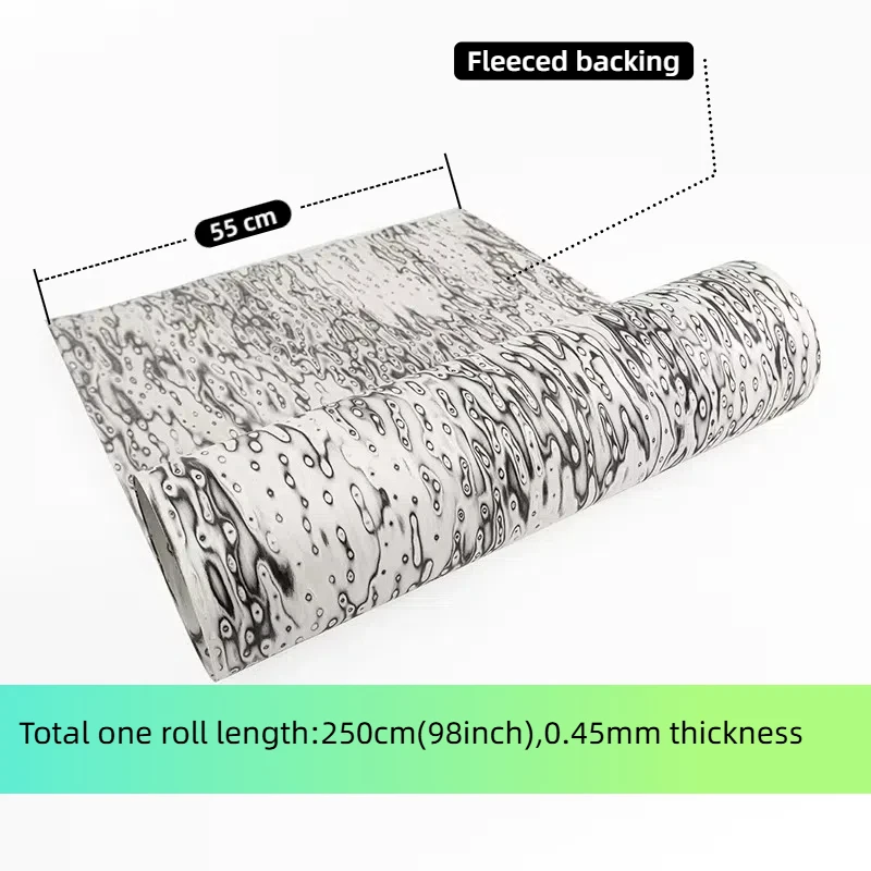 Size 55cm×250cm Exotic Ink Wood Veneer Sheet, Apply For Furniture Interior Home Wall Panel Door Desk Skin Woodworking Decoration