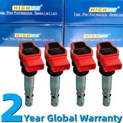 4 Ignition coil for A3 A4 S3 TT 1.8L turbo A6 Quattro Allroad Quattro 2.7 06B905115G 06B905115H 06B905115J 06B905115L