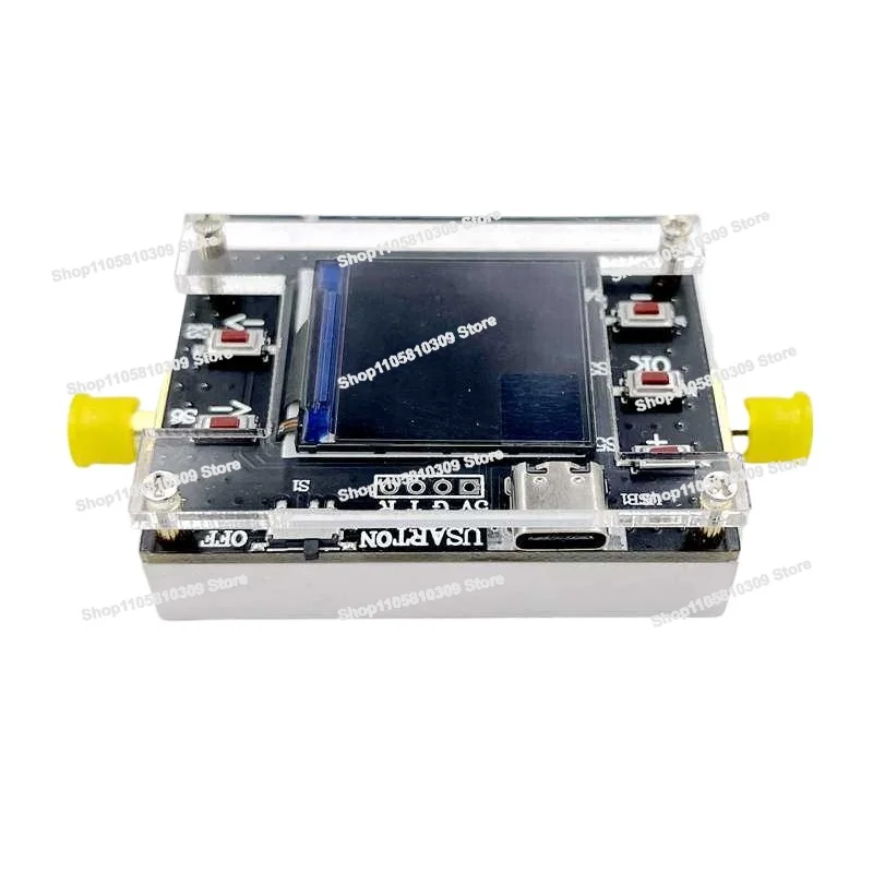 TYPE-C 6G Digital Programmable RF Attenuator 30DB TFT Display CNC Shell Supports Communication