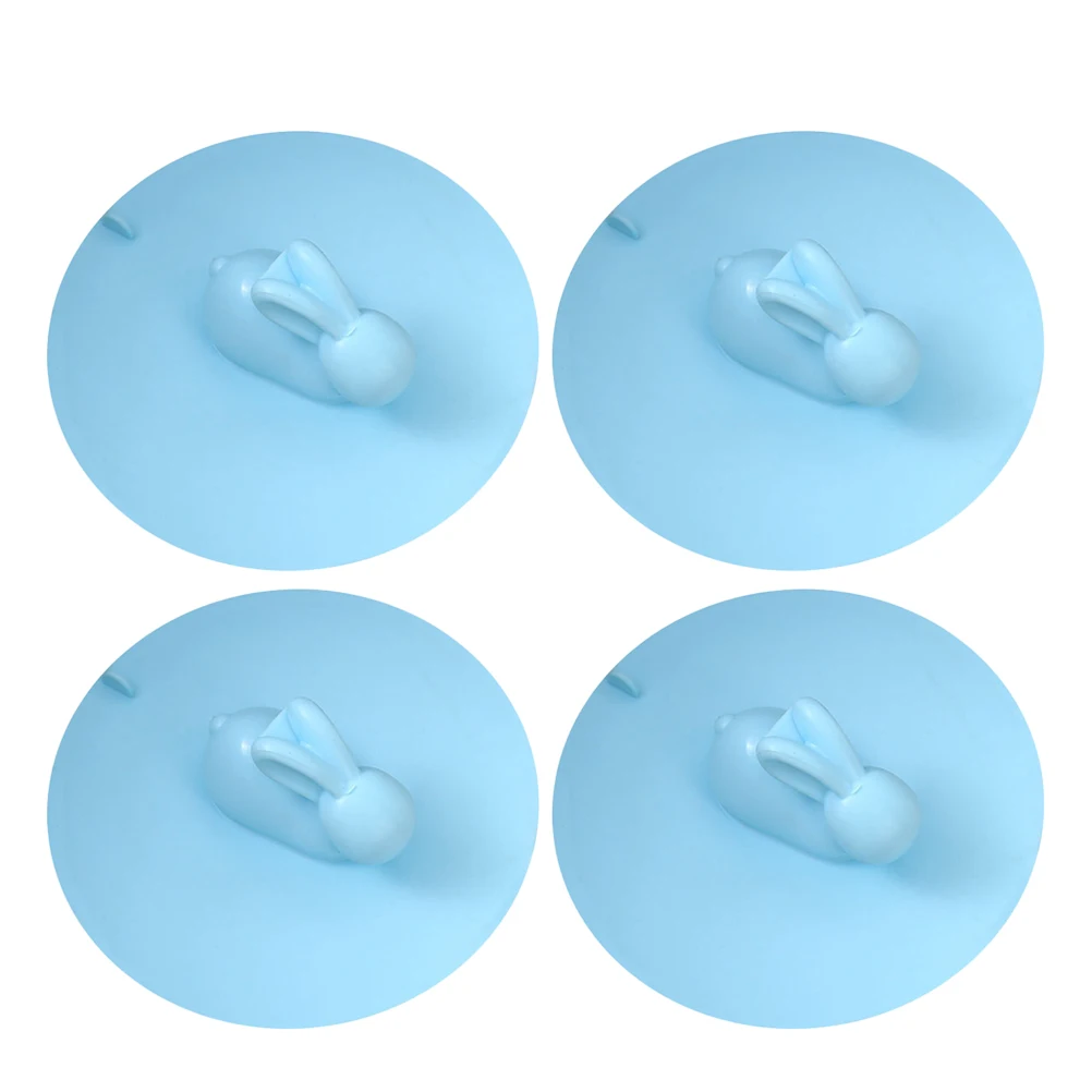 

4 Pcs High Quality Silicone Sink Water Shutoff Plug Durable Kitchen Bathroom Floor Drain Tub Stopper Cover Sealing