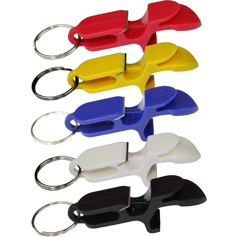 

Shotgun tool bottle opener keychain - 5 pack - beer bong shotging tool - great for parties party favors gt drinking accessories