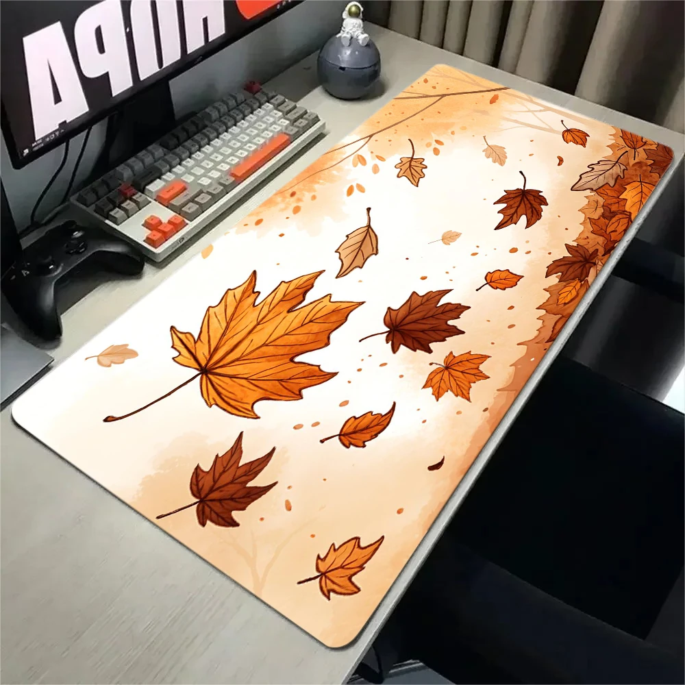 Fallen Leaf Cartoon Mousepad Anti-wrinkle Non-slip Thickened Mouse Pad Gaming Keyboard Notebook Table Mat for PC Desk Pad