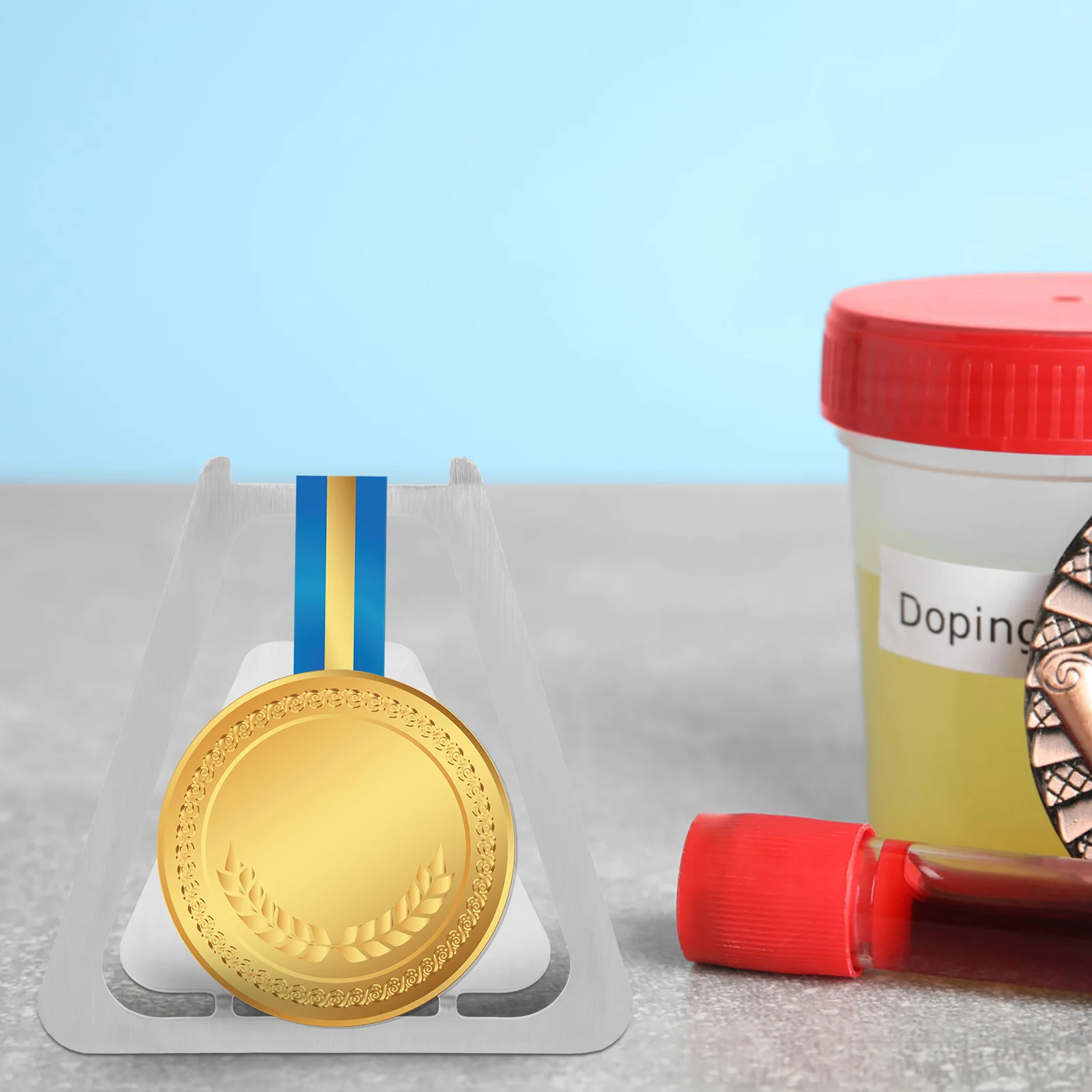 

Medal Display Medal Storage Holder Storage Holder Badge Rack Desktop Table Easels Metal Cabinet Team SportsSouvenir Award