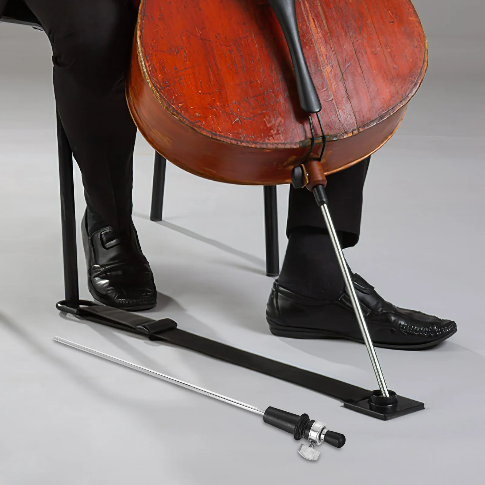 

Adjustable Height Endpin Durable Metal Nonslip Nylon Foot Floor Protection Stability Comfort Performance End Pin Cello