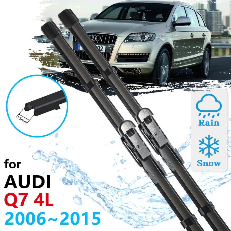 For Audi Q7 4L 2006 2007 2008 2009 2010 2011 2012 2013 2014 2015 Hybrid Windscreen Windshield Accessories Car Front Wiper Blades