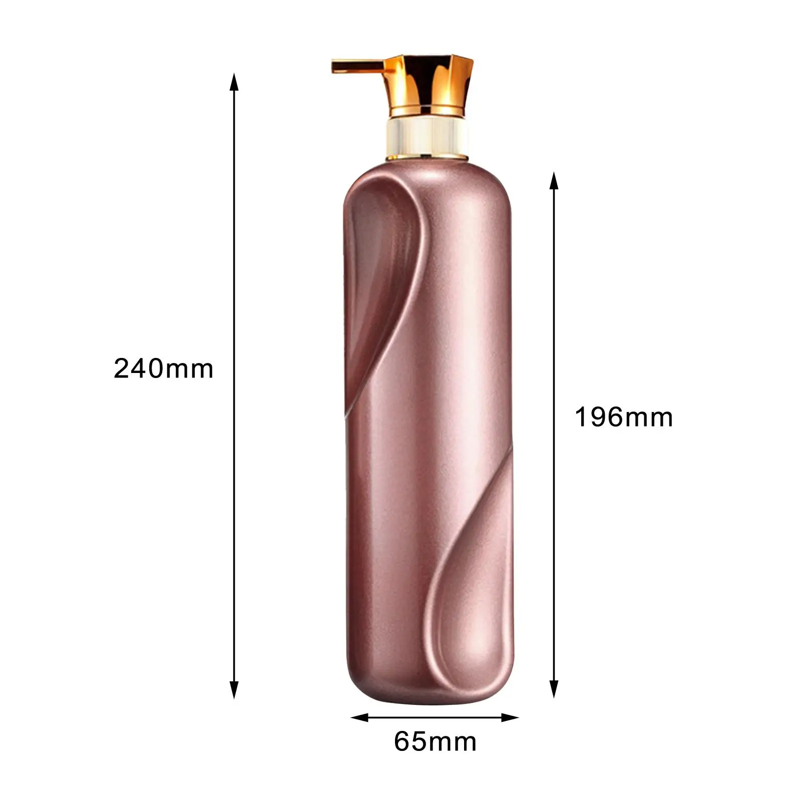 Manual Pump Soap Dispenser Large Capacity Refillable Liquid Soap Storage Salon Conditioner Dispenser Leakproof for Home Bathroom