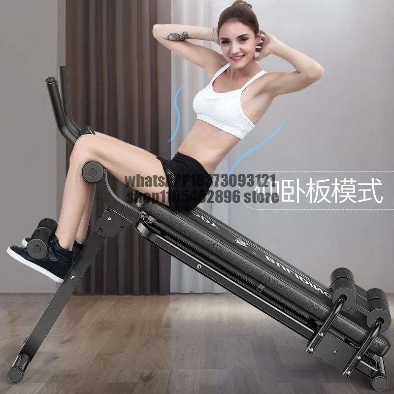 Sit-ups Fitness Equipment Home Supine Board Lazy Abdominal Curl Machine Exercise Abs Beauty Waist Abdominal Exercise Assist