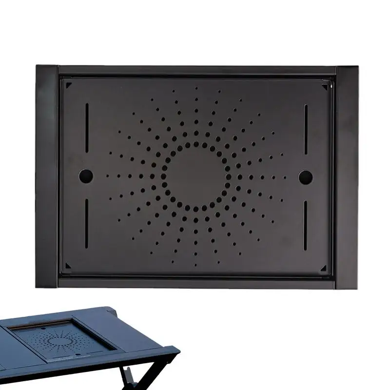 

For IGT Table Tea Tray Stainless Steel One Unit Combination Table Tea Tray Portable Table Drainage Tray For Camping IGT Table