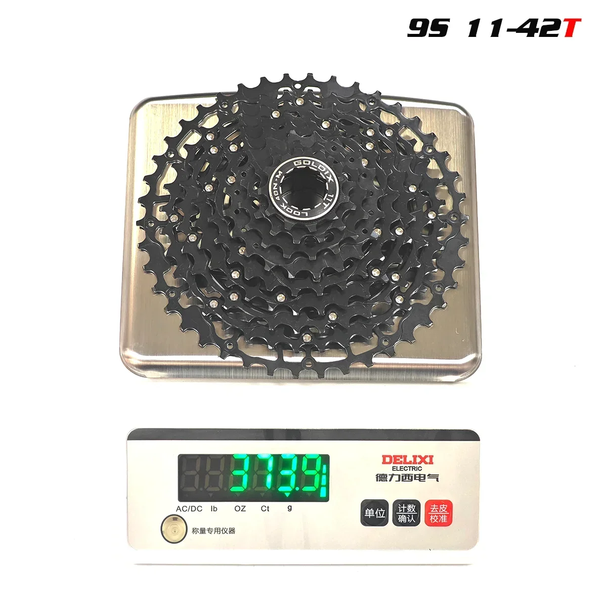 GOLDIX Ultraleichter MTB-Kassettenfreilauf k7 9/10/11/12/13 Geschwindigkeit HG-Struktur Kettenrad Kohlenstoffstahlmaterial für Mountainbike