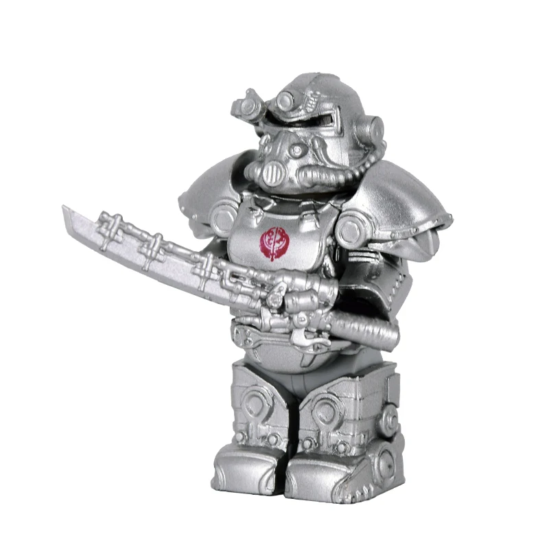 MOC Military T51 Armor BOS Soldiers Mini Anime Action fallouts Figures Weapons Robot Kinghts Building Blocks Bricks Toys  gifts