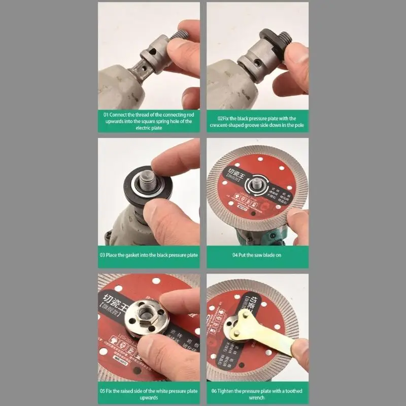 

X9FA Drill to Angled Grinder Adapter 1/2Inch Drive Converter For Electric Wrench