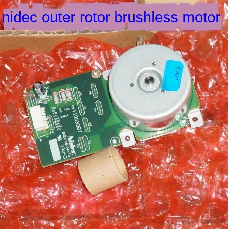 

Nidec Double Ball Bearing Outer Rotor Brushless Motor 12V-24V Built-in Drive Frequency Speed Control