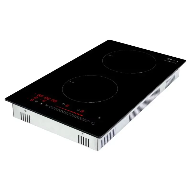 Built-In Domino Induction Hobs Two Burner Electric Cooktop China Wholesale Smart Cooker