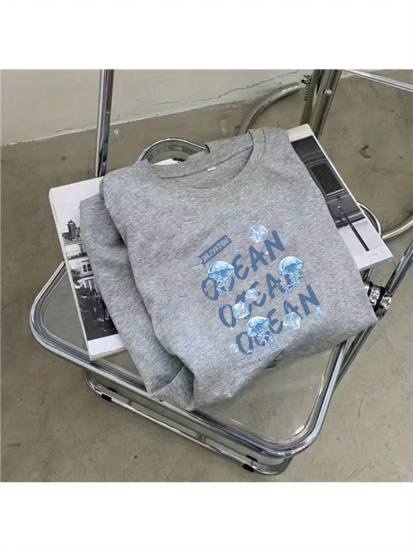 여성 여름 새로운 패션 반팔 티셔츠 롱 스커트는 당신을 슬림하고 느슨한 대형 게으른 여름 옷으로 보이게 만듭니다.