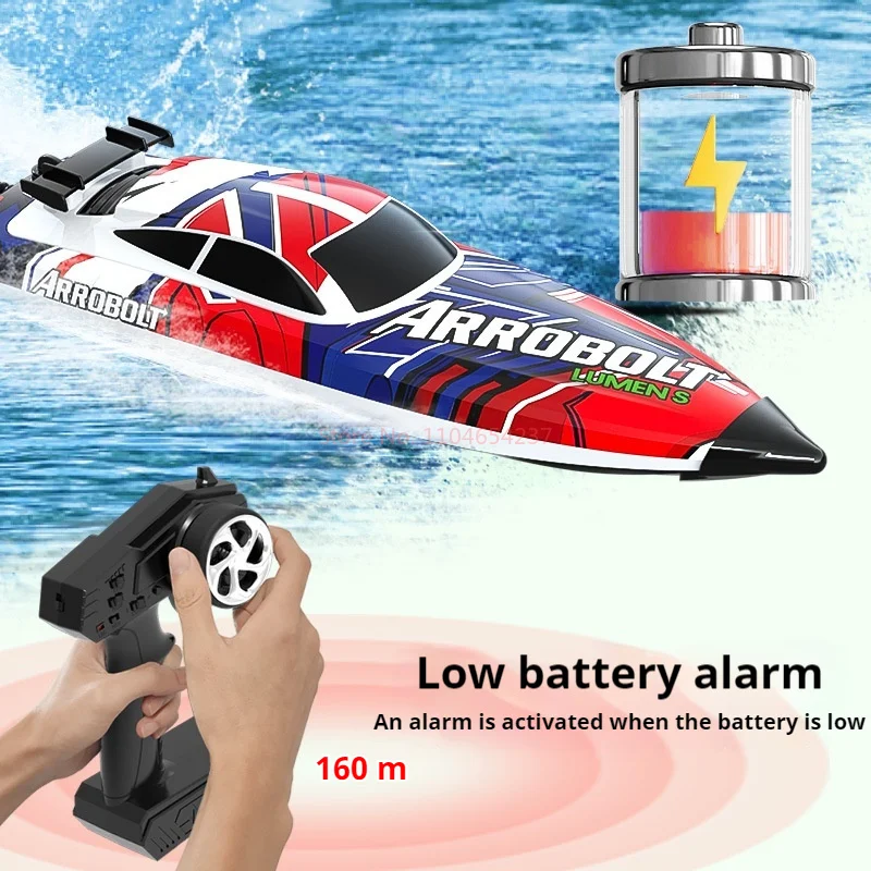 Volantex 79706 Professionelles ferngesteuertes Hochgeschwindigkeitsboot mit bürstenlosem Motor und leichtem wassergekühltem elektrischem Schnellboot