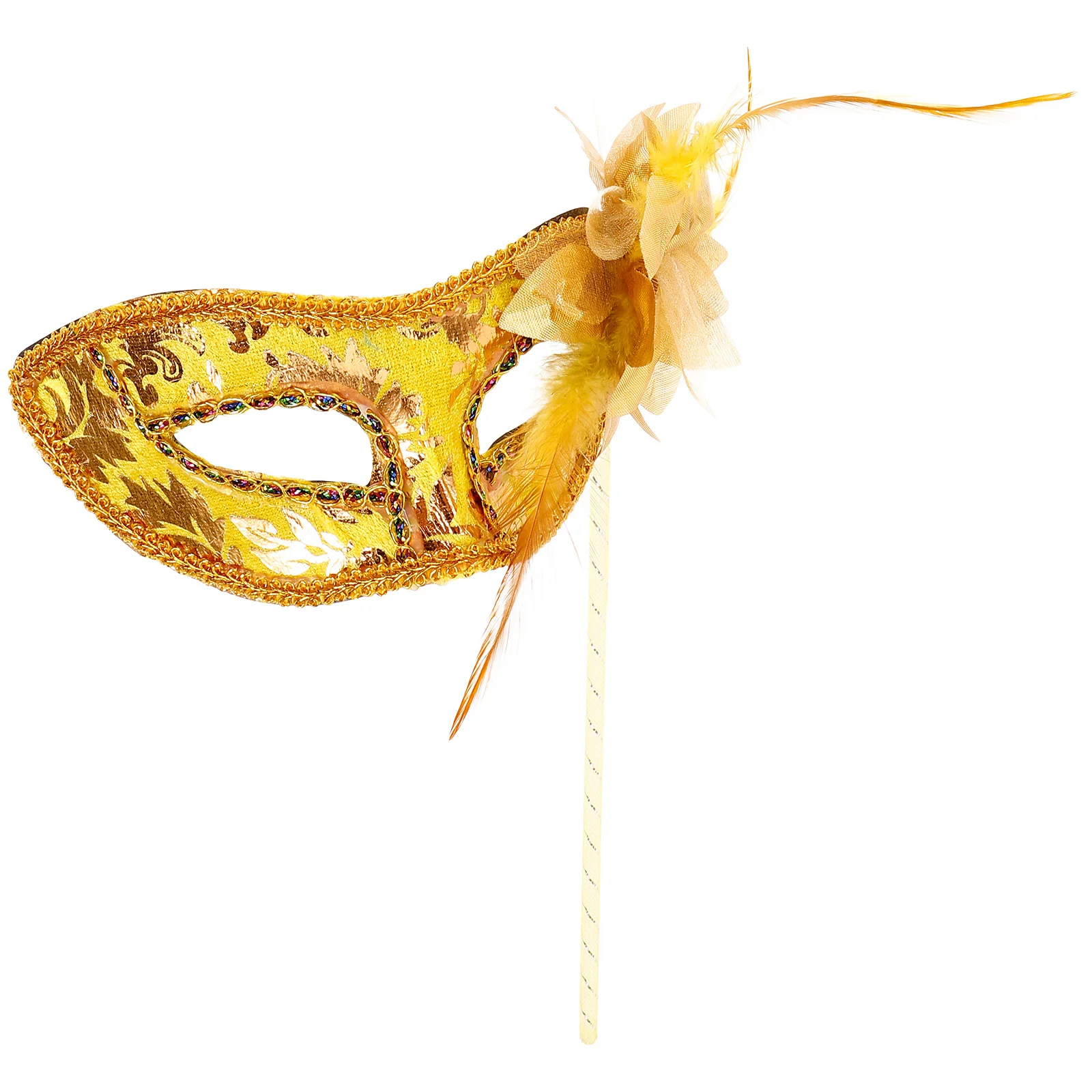 Máscara de baile portátil pluma carnaval festa prop fantasia vestido traje acessório halloween cosplay evento para mulher