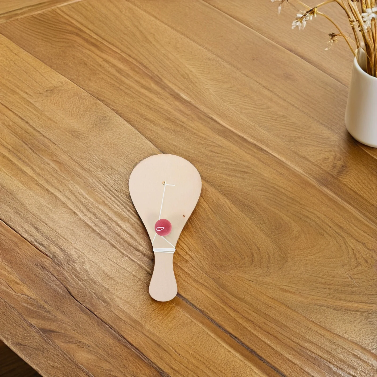 مجموعة كرات مجداف خشبية للأطفال مكونة من 6 قطع، مجموعة أدوات طلاء غير مكتملة، نشاط إبداعي لتنسيق اليد والعين للأطفال #1