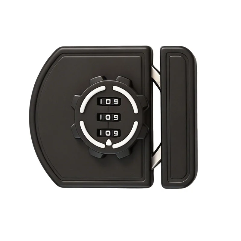 1PCS No Punching Drawer Password Lock Sliding Door Double Door Lock Push-pull Cabinet Lock Buckle Clothing Shoe Cabinet Lock