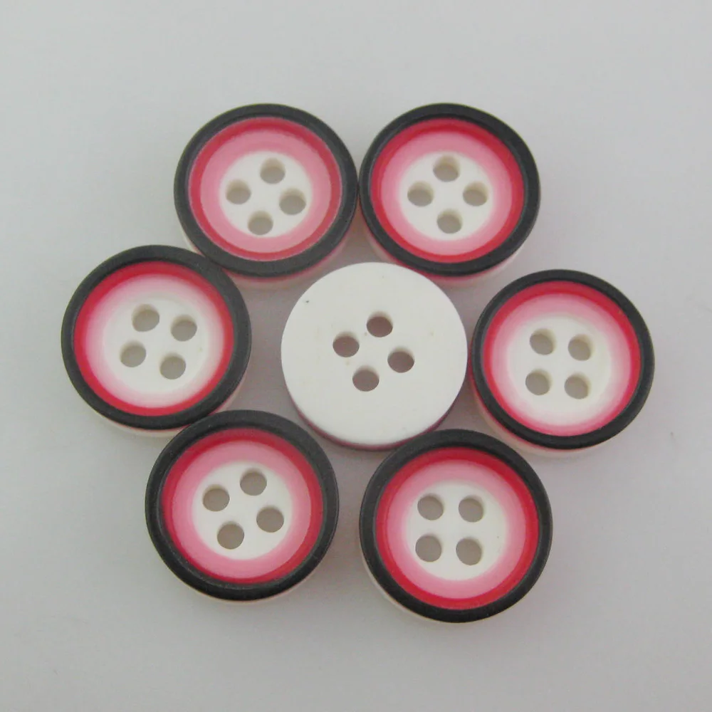 NBNNLW 4 Holes Shirt Buttons 50Pcs 1/2\