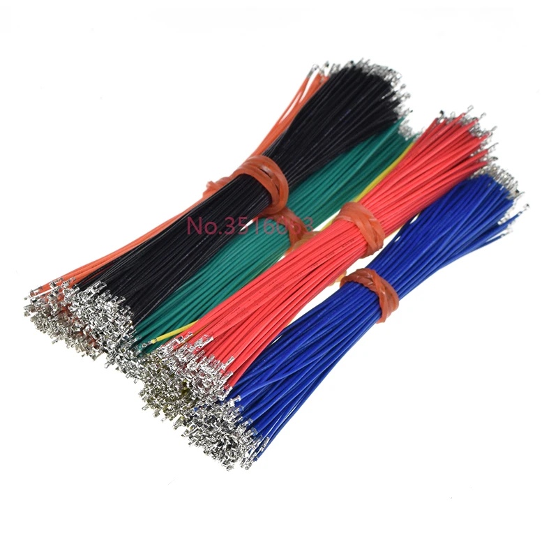 100Pcs SH 1.0mm 10/15/20/30cm 28Awg Single/Double Header Wire With Terminal For Female Housing Shell Connector
