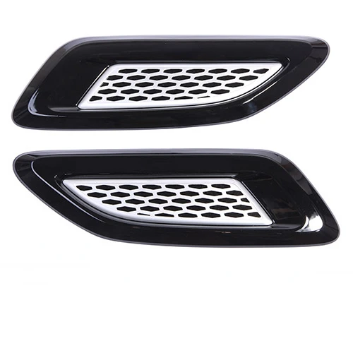 ABS غطاء منفذ المحرك ملصق الكسوة ، إكسسوارات السيارات ، لاند روفر ، رانج روفر إيفوك فوغ ، فريلاندر 2 ، ديسكفري سبورت LR4 #3