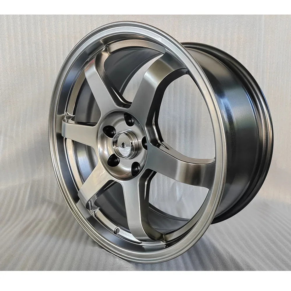 Te37 Wheel Hub 6 Spoke 17 18 19 20 21 22 Inch 5x120 5x112 5x114.3 Automobile Rim Te37 Car Wheels Alloy Rims