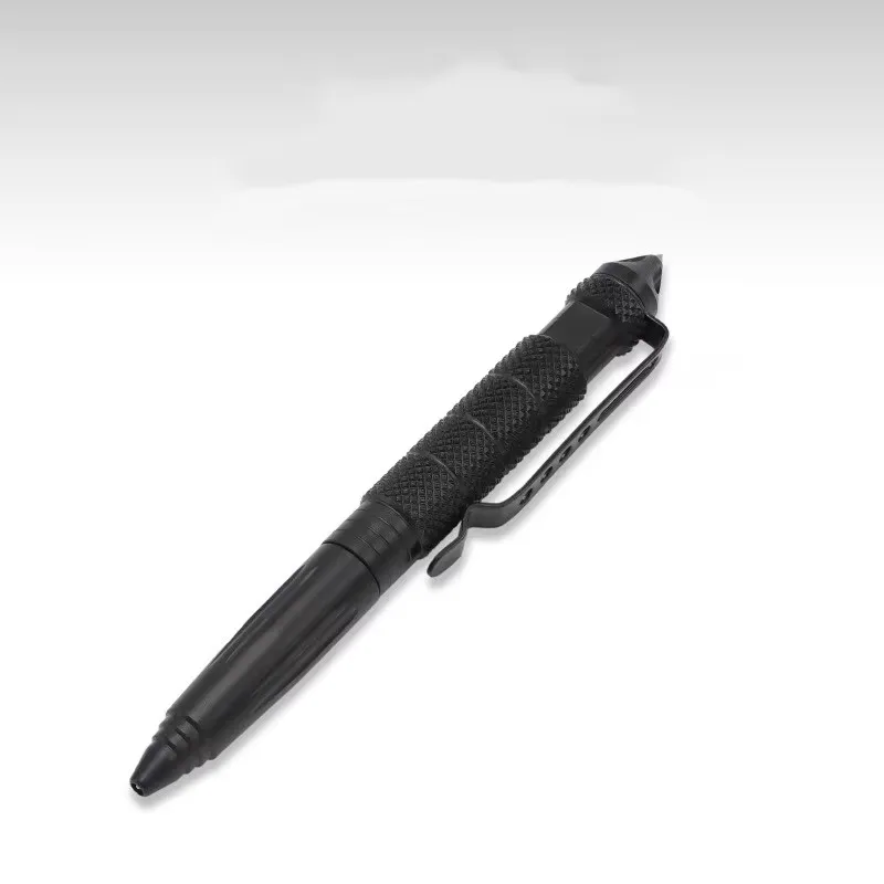 1-4 Stück Taktischer Stift Multifunktional aus Aluminiumlegierung für Outdoor-Camping Sicherheit Überlebens-Taktikwerkzeug Notfall-Glasbrecher-Stift