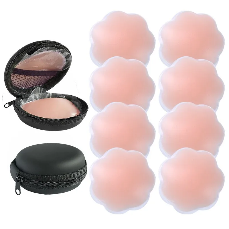 Women Invisible Push Up Bra Breast Lift Silicone Nipple Covers Seamless Self Adhesive Backless Strapless Chest Sticky Bra image 6