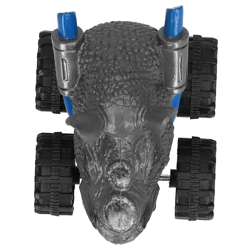 Fun Pull Back Action Pull Back Car Rhinoceros Shape Push Along Car Four Wheel Drive Simulation Vehicle