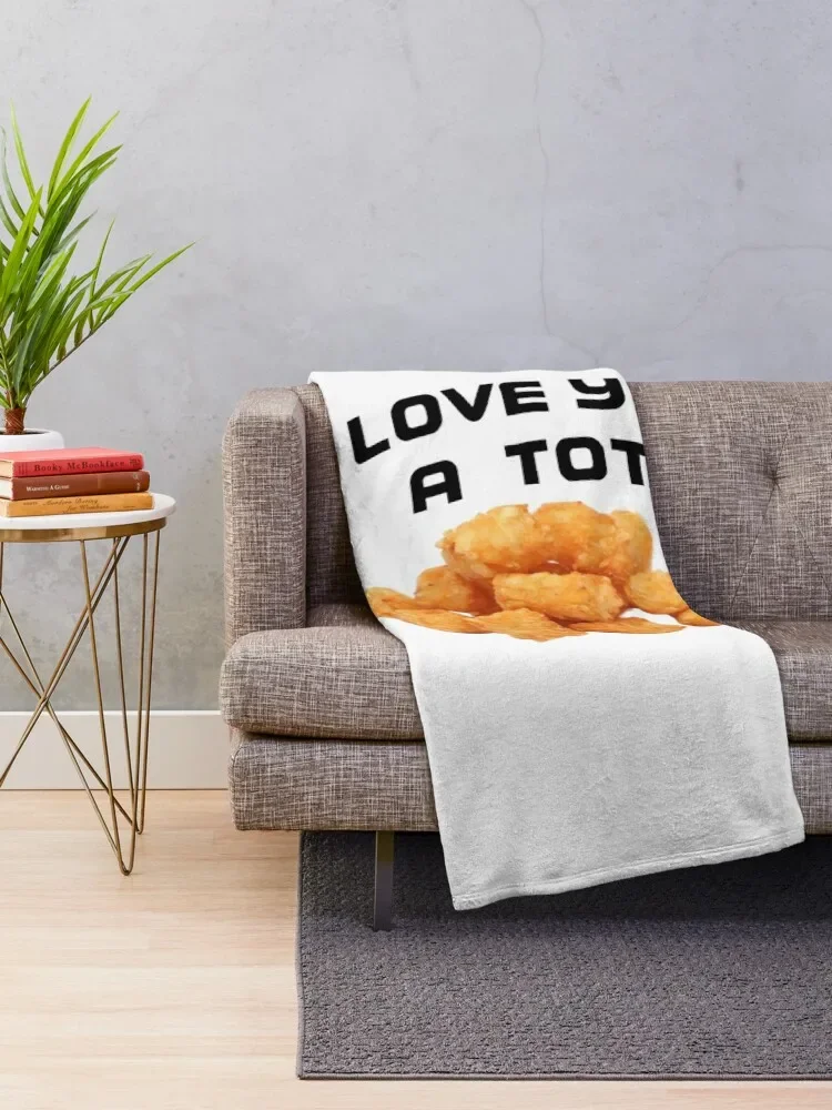 Tater tots Throw Blanket Designers Extra Large Throw Fashion Sofas Summer Blankets