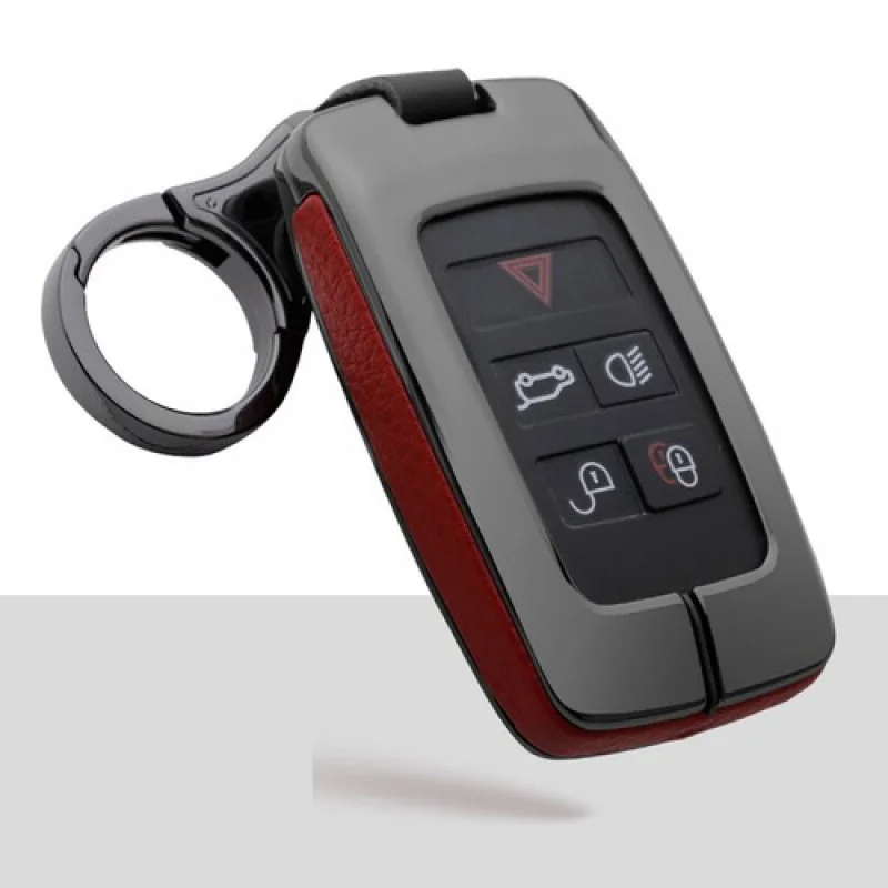 

Кожаный чехол для ключей от автомобиля A + из цинкового сплава для Land Rover Range Rover Sport Evoque