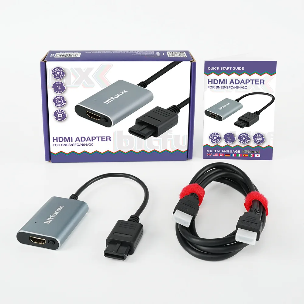 

N64/SNES/SFC/NGC HDMI AV/SV HD Video Converter