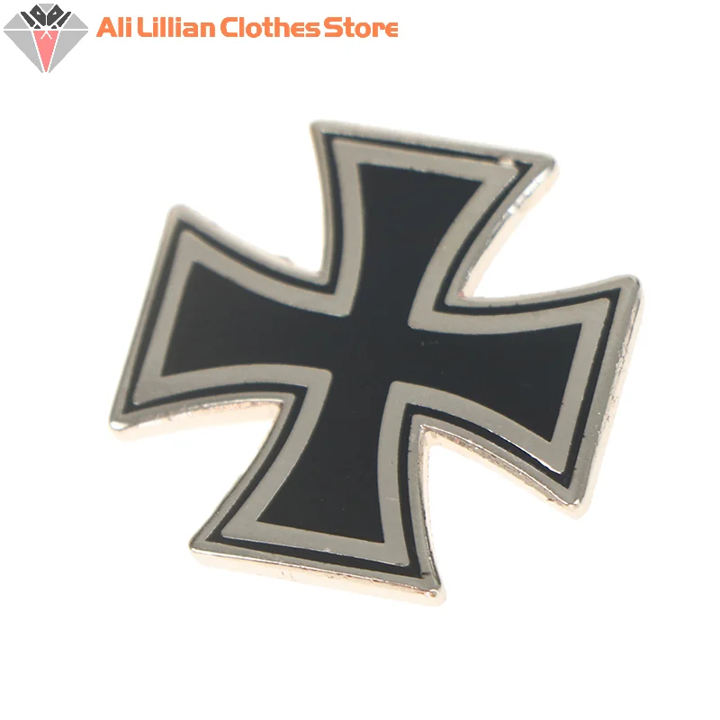 Hot Sale 1Pc Antique German Iron Cross Medal Badge Pin - Foreign History Collectible