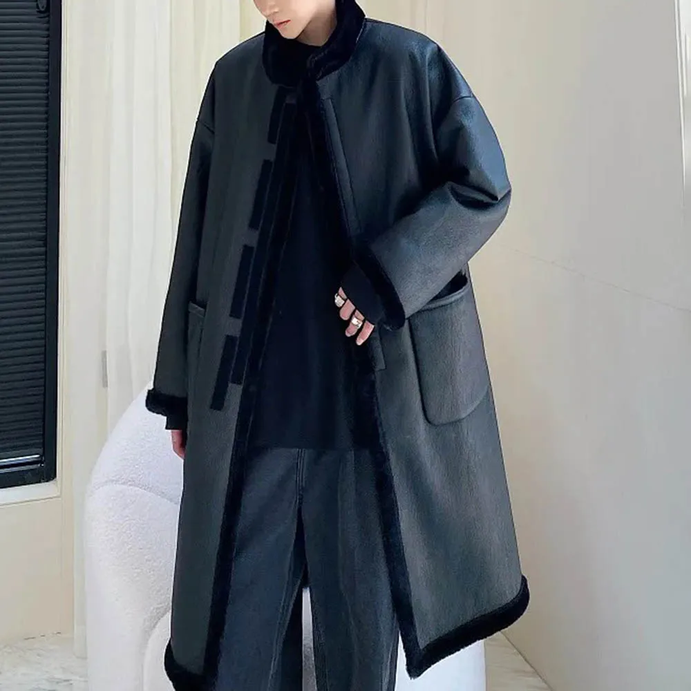 

Winter New Men's Mid-Length Fur Coat American Retro Fashion Trend Casual Loose High Street Windproof Niche Men's Tops 2025