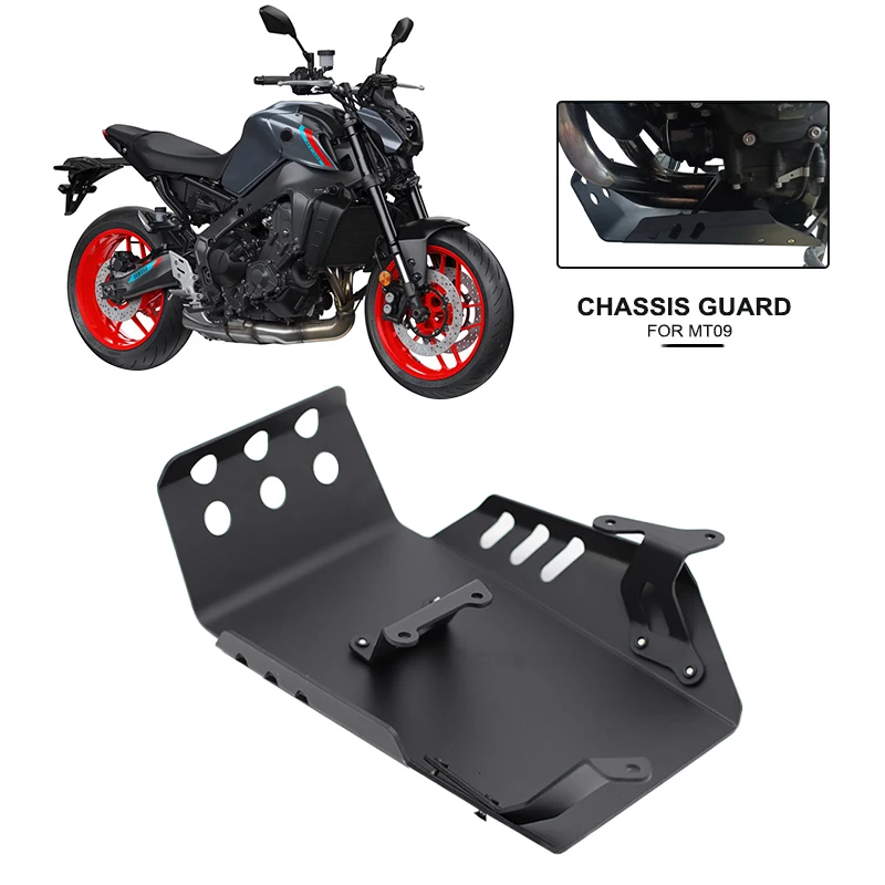 Capa de proteção do motor chassi sob guarda placa skid para yamaha MT-09 mt09 tracer 900 gt xsr900 xsr 900 fz09 fj09 2014-2021