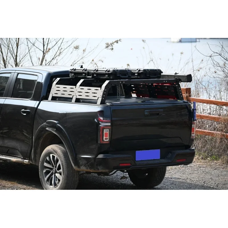 Factory Hot Sale High Quality 4WD Accsori Overland Pickup Offroad Parts 4X4 Universal Adjustle Carbon Steel Roof Truck Bed Rack