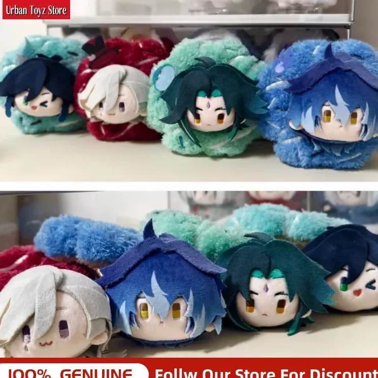 Genshin Impact Spring Flower Series Xiao Plush Keychain Soft Stuffed Pendant Bag Ornament Anime Collectible Fan Gift