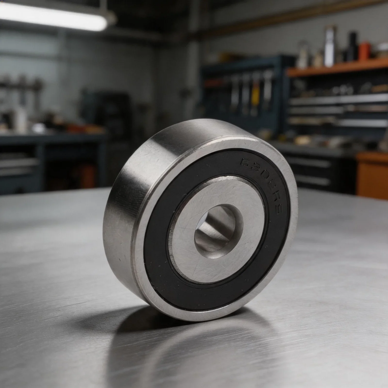 6302 2RS Sealed Deep Groove Ball Bearing 10mm Bore 42mm Outside Diameter 13mm Width Bearing Steel For Assembly Lines