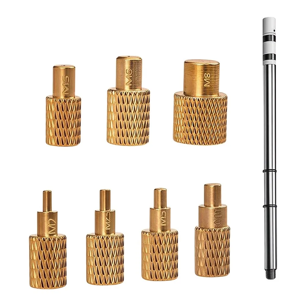 T12 Hot Press-in Nozzle Kit For 3D Printing M2 To M8 Brass Inserts With For Rapid Heating Tips For FDM Projects