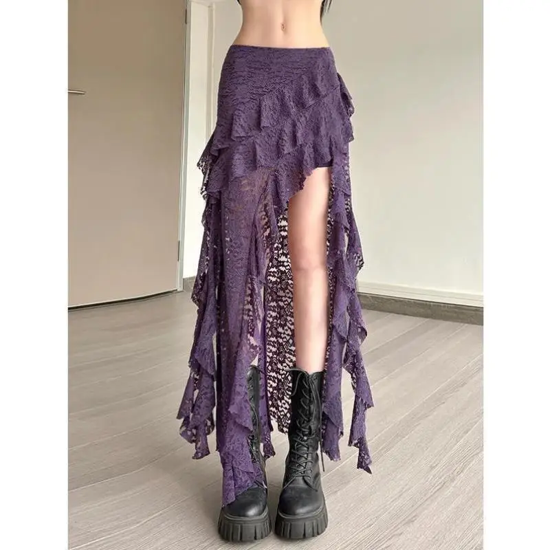 

Women's Skirt Irregular Hem Multi-layered Cross-Border New Sle Casual Sportswear Set Svel Autumn Season