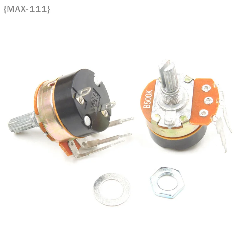 【F2-MAX111】1pc WH138-1 Adjustable Resistance Speed Regulator with Switch Potentiometer B500K