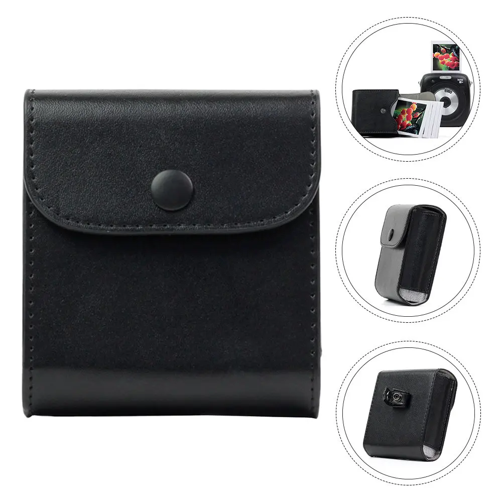Portable PU Instant Camera Film Photo Pouch Compatible Square Sq20 Photo Storage Bag Travel Camping Photography