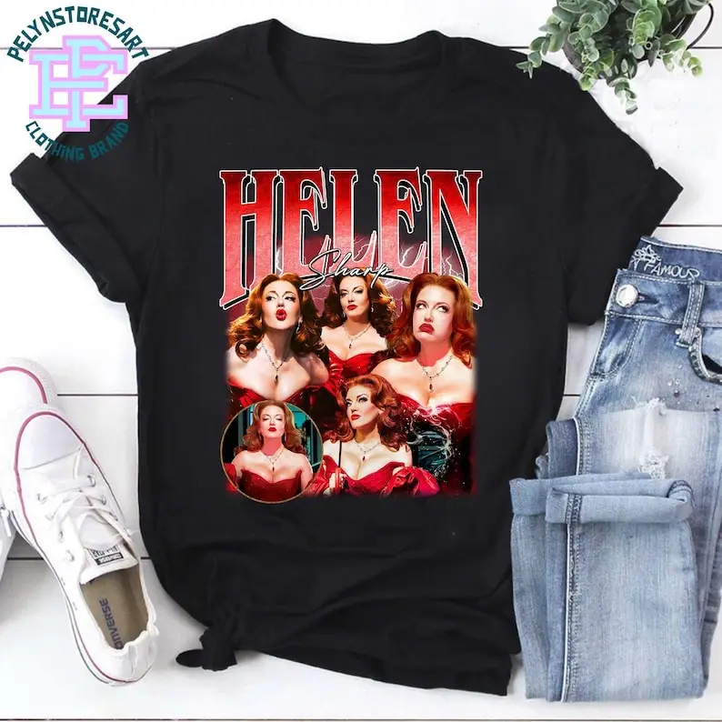 Helen Sharp Death Becomes Her Vintage Shirt, Vintage Broadway Bootleg Tee, Funny Theater Graphic Tee, Helen Sharp T-Shirt