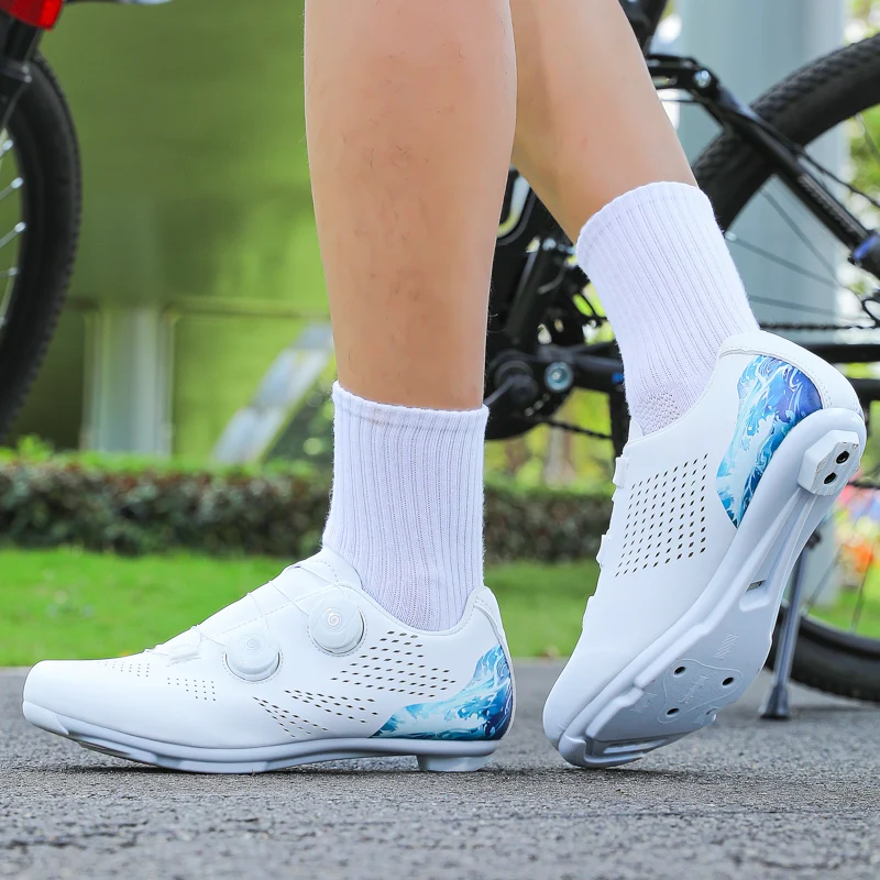 

Professional Mountain Bike Cycling Shoes MTB Flat Cleat SPD Shoes Outdoor Self-Locking Big Size 48 Racing Bicycle Sneakers Men